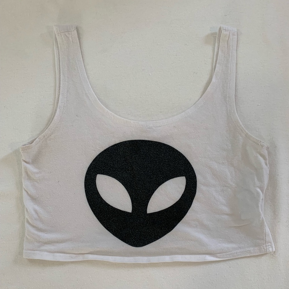 LA Hearts - Alien Crop Top